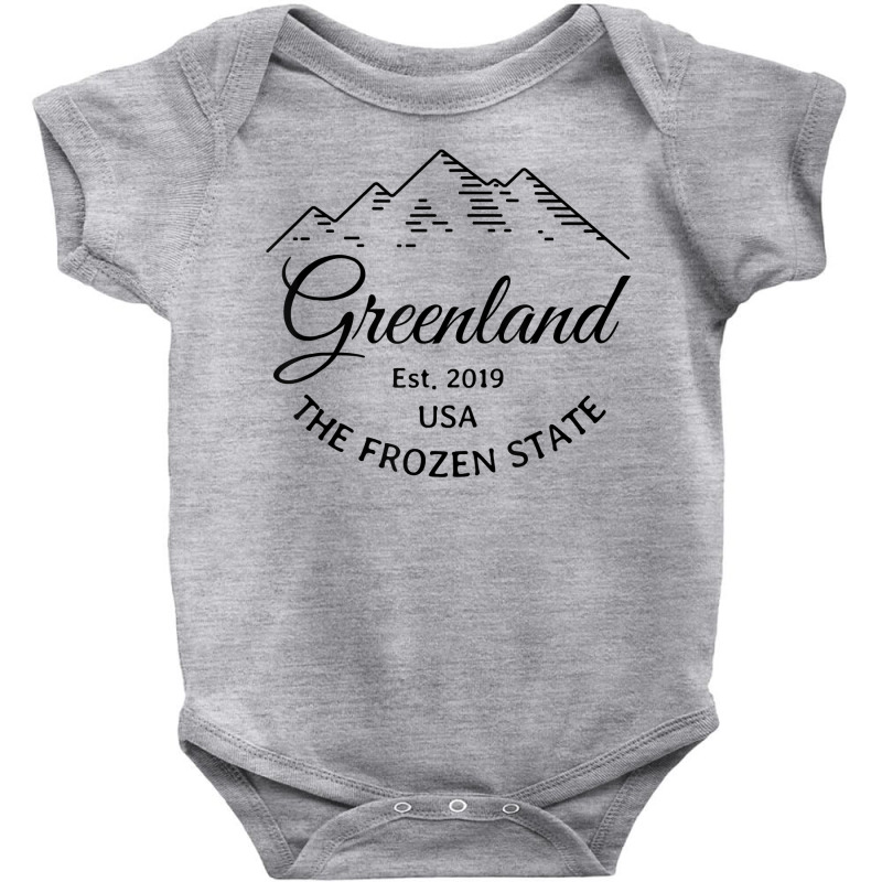 Greenland The Frozen State T Shirt Baby Bodysuit | Artistshot