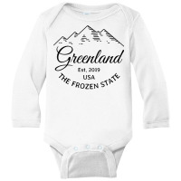 Greenland The Frozen State T Shirt Long Sleeve Baby Bodysuit | Artistshot