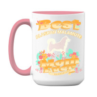 Dog Moms T  Shirt Best Alaskan Malamute Mom   Dog Mom, Dog Owner Gifts 15 Oz Coffee Mug | Artistshot