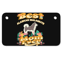 Dog Moms T  Shirt Best Alaskan Malamute Mom   Dog Mom, Dog Owner Gifts Motorcycle License Plate | Artistshot