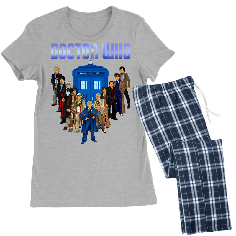 Doctor Who All The Doctors Women s Pajamas Set. By Artistshot