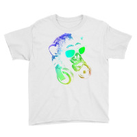 Monkey Chimp With Sunglasses And Headphones T Shirt Youth Tee | Artistshot