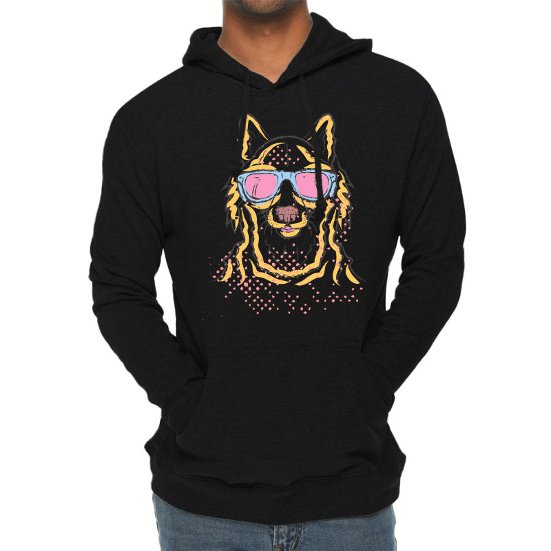 Dog T  Shirt Cute Doggo In Sunglasses T  Shirt Lightweight Hoodie | Artistshot