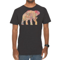 Elephants T  Shirt Cool Elephant Colorful Tribal T Shirt T  Shirt Vintage T-shirt | Artistshot