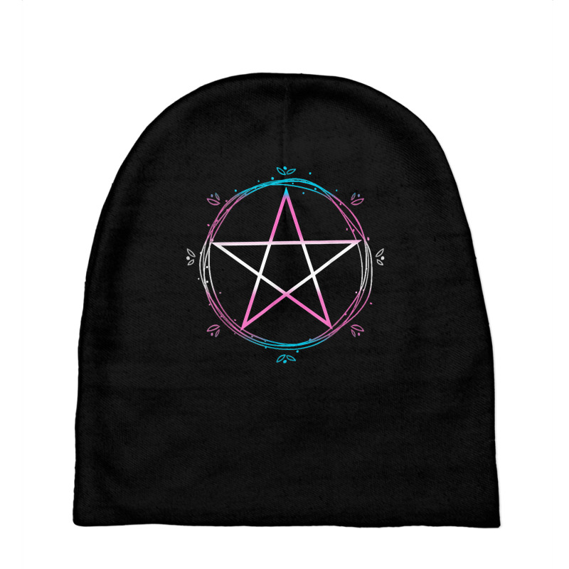 Transgender Pentagram Wiccan Pagan Trans Pride Flag Boho T Shirt Baby Beanies by vazwttopperve | Artistshot