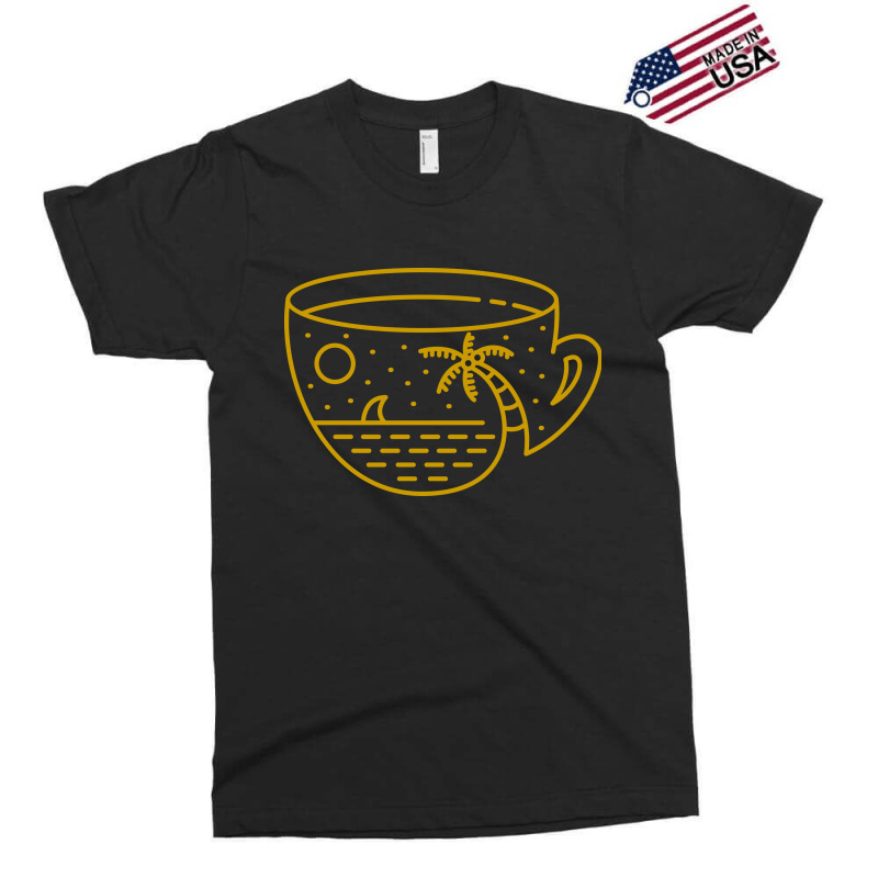 Coffee In Paradise Exclusive T-shirt by VEKTORKITA | Artistshot