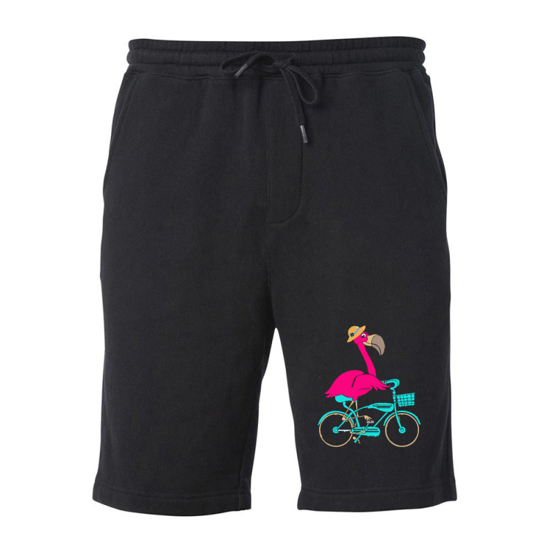 Flamingo T  Shirt I Make Cycling Look Flamazing Funny Flamingo T  Shir Fleece Short | Artistshot