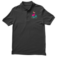 Flamingo T  Shirt I Make Cycling Look Flamazing Funny Flamingo T  Shir Men's Polo Shirt | Artistshot