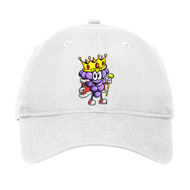 Winemaker Wine Lover Wine Drinker Grape With Crown T Shirt Adjustable Cap | Artistshot