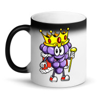 Winemaker Wine Lover Wine Drinker Grape With Crown T Shirt Magic Mug | Artistshot