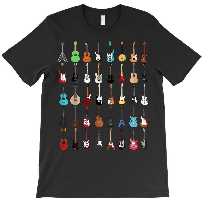 Guitar Musical Instrument T Shirt (rock N Roll Tee) T-Shirt by erinlorrai | Artistshot