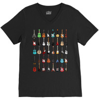 Guitar Musical Instrument T Shirt (rock N Roll Tee) V-neck Tee | Artistshot