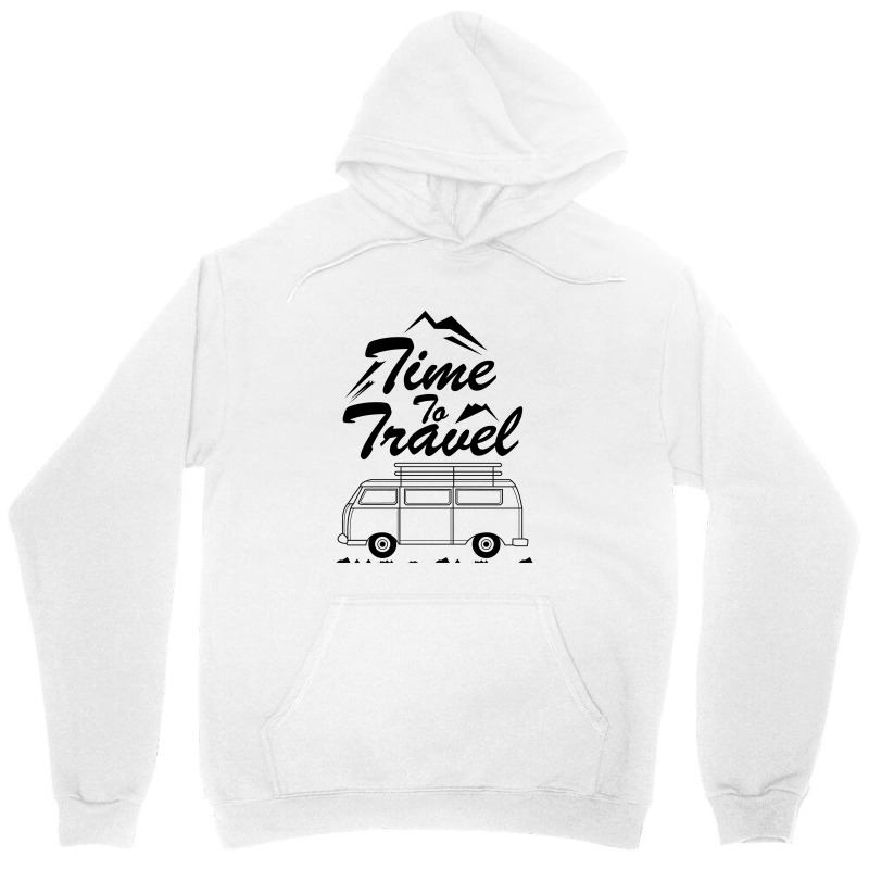 Time To Travel Unisex Hoodie by Alaska Tees | Artistshot