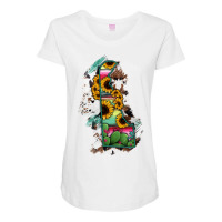 Delaware State Map Maternity Scoop Neck T-shirt | Artistshot