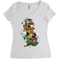 Delaware State Map Women's Triblend Scoop T-shirt | Artistshot