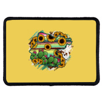 Guanajuato Sunflower Serape Map Rectangle Patch | Artistshot