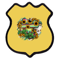 Guanajuato Sunflower Serape Map Shield Patch | Artistshot