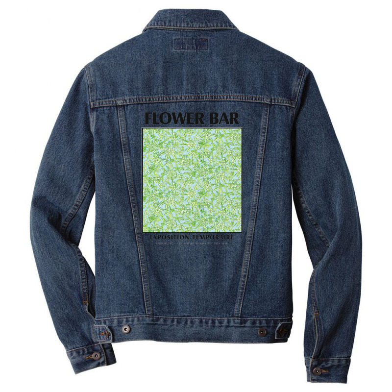 Flwerbar Exposition Temporarie Men Denim Jacket | Artistshot