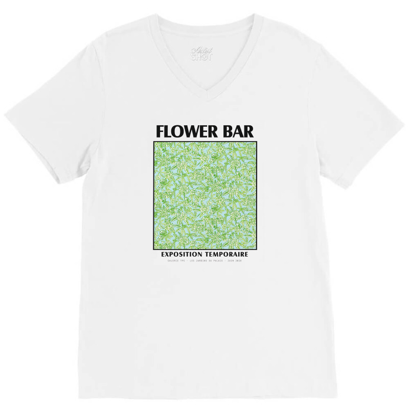 Flwerbar Exposition Temporarie V-neck Tee | Artistshot