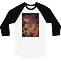 Dissolve  Dark Art Print 3/4 Sleeve Shirt | Artistshot