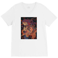 Dissolve  Dark Art Print V-neck Tee | Artistshot