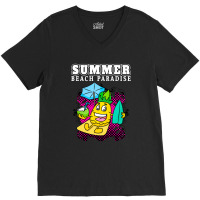 Summer Beach Paradise V-neck Tee | Artistshot