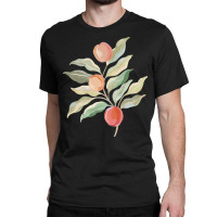 Peach T  Shirt Painterly Peaches T  Shirt Classic T-shirt | Artistshot