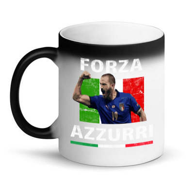 Italy Forza Azzurri Soccer  Italia Flag Football Magic Mug Designed By Colla Store