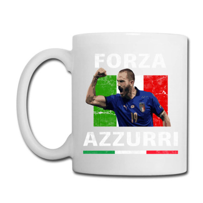 Italy Forza Azzurri Soccer  Italia Flag Football Coffee Mug Designed By Colla Store