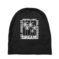 Summer Vibes Dream Los Angeles Baby Beanies | Artistshot