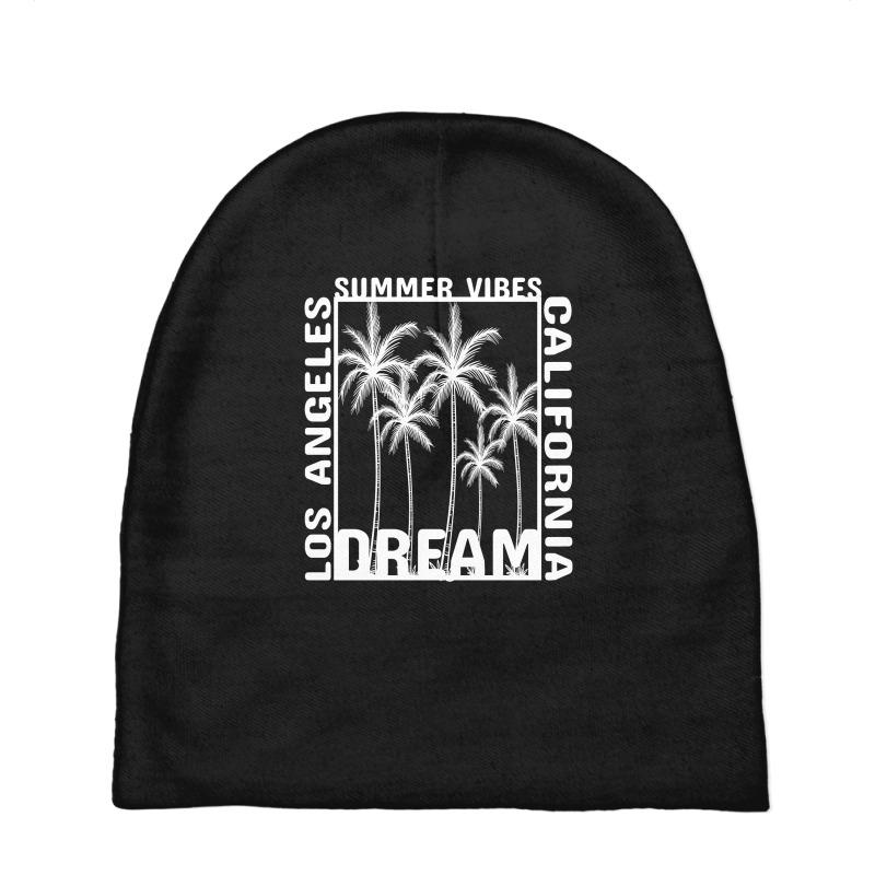 Summer Vibes Dream Los Angeles Baby Beanies | Artistshot