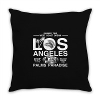 Summer Time West Coast Dream Throw Pillow | Artistshot