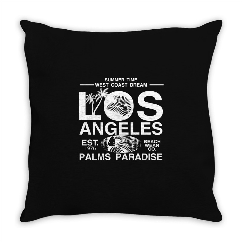 Summer Time West Coast Dream Throw Pillow | Artistshot