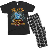 Book Reader Im A Book Dragonbook Lover Book Lover Giftdragon Book Worm Men's T-shirt Pajama Set | Artistshot