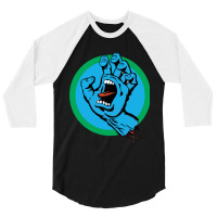 Santa Monster Hand 5 3/4 Sleeve Shirt | Artistshot