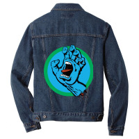 Santa Monster Hand 5 Men Denim Jacket | Artistshot