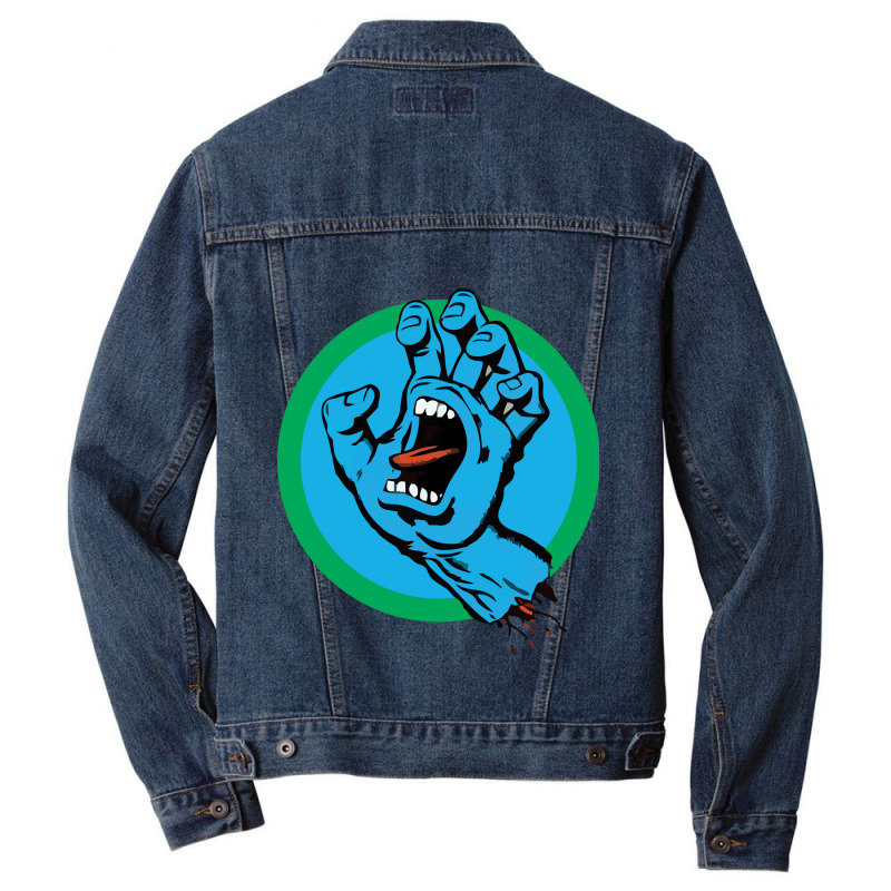 Santa Monster Hand 5 Men Denim Jacket by anyarpasar68 | Artistshot