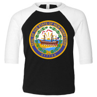 Seal Of New Hampshire   1776 Toddler 3/4 Sleeve Tee | Artistshot