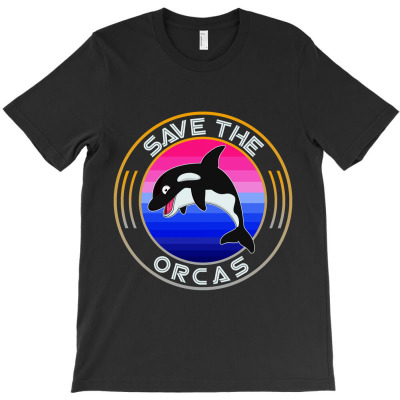 Save The Orcas T-shirt Designed By Husni Thamrin