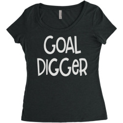 goal digger (2) Women's Triblend Scoop T-shirt | Artistshot
