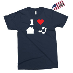 love house music funny Exclusive T-shirt | Artistshot