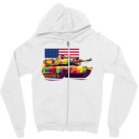 M4a1 Abrams Zipper Hoodie | Artistshot