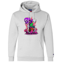 Crushed Alien Turtle Champion Hoodie | Artistshot