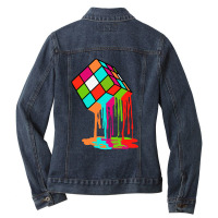 Love Brick Games Ladies Denim Jacket | Artistshot