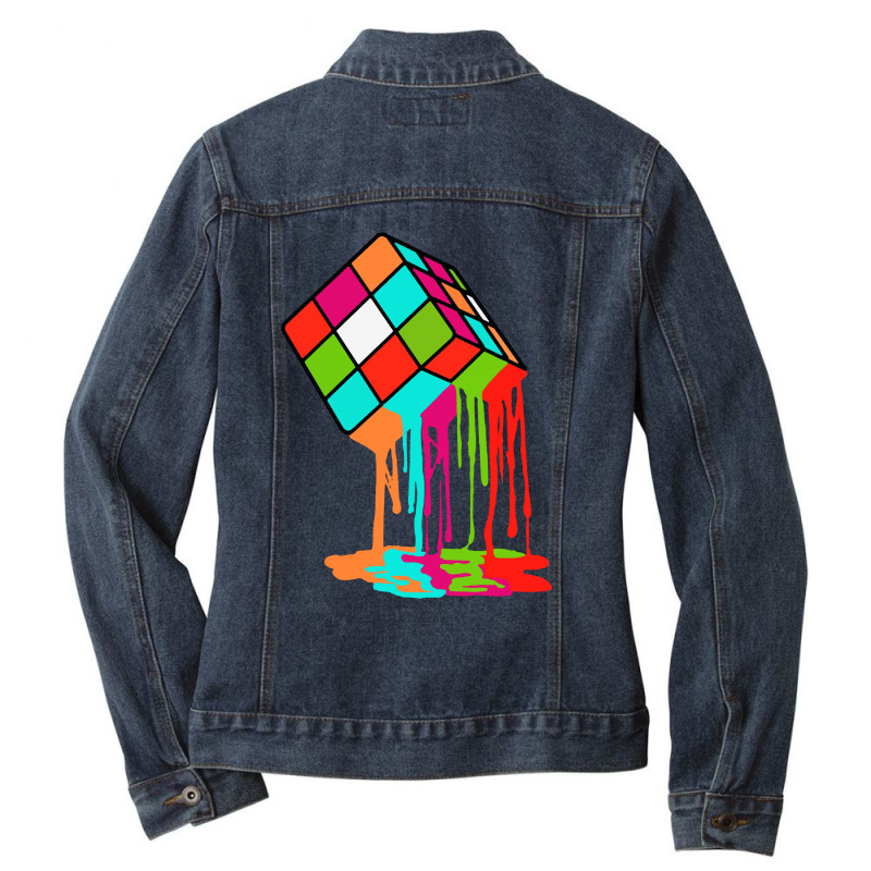 Love Brick Games Ladies Denim Jacket by Alaska Tees | Artistshot