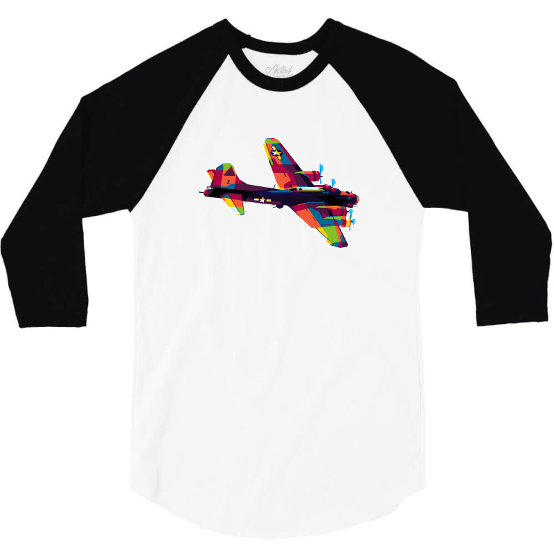 B17 Flying Fortress 3/4 Sleeve Shirt | Artistshot