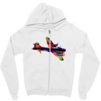 B17 Flying Fortress Zipper Hoodie | Artistshot