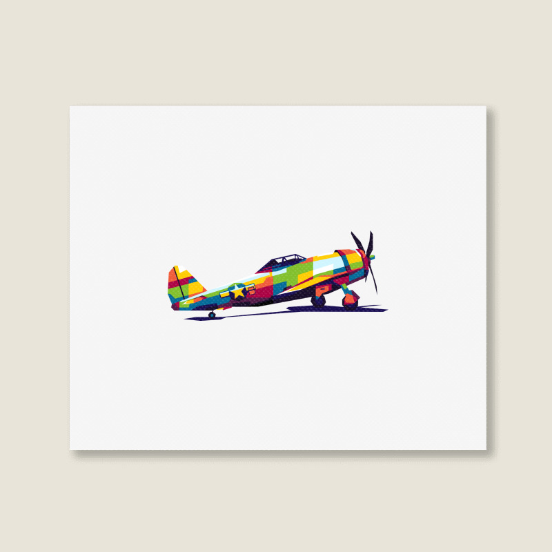 P47 Thunderbolt Landscape Canvas Print | Artistshot