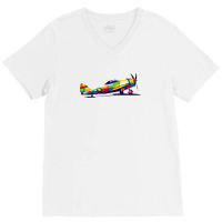 P47 Thunderbolt V-neck Tee | Artistshot