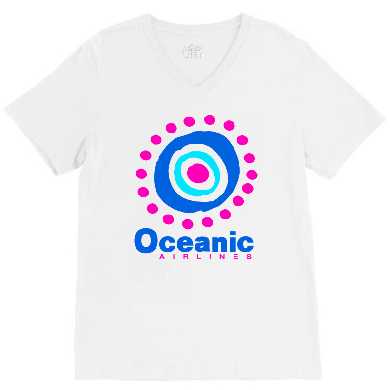 Lost Oceanic Airlines V-neck Tee | Artistshot